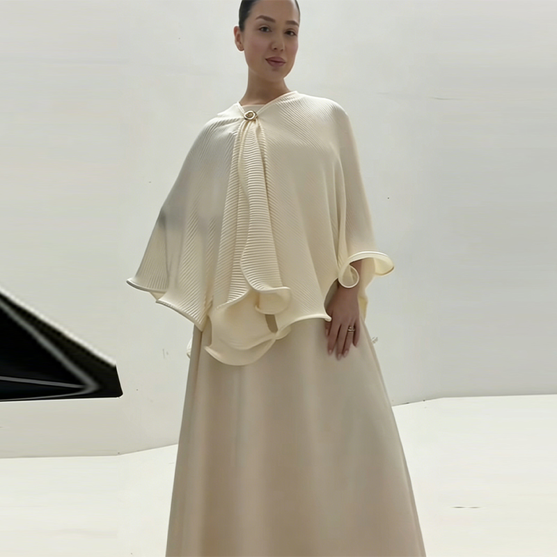 Women Formal Wear For Party - Romantic Graceful Shawl Dress Set Elegant