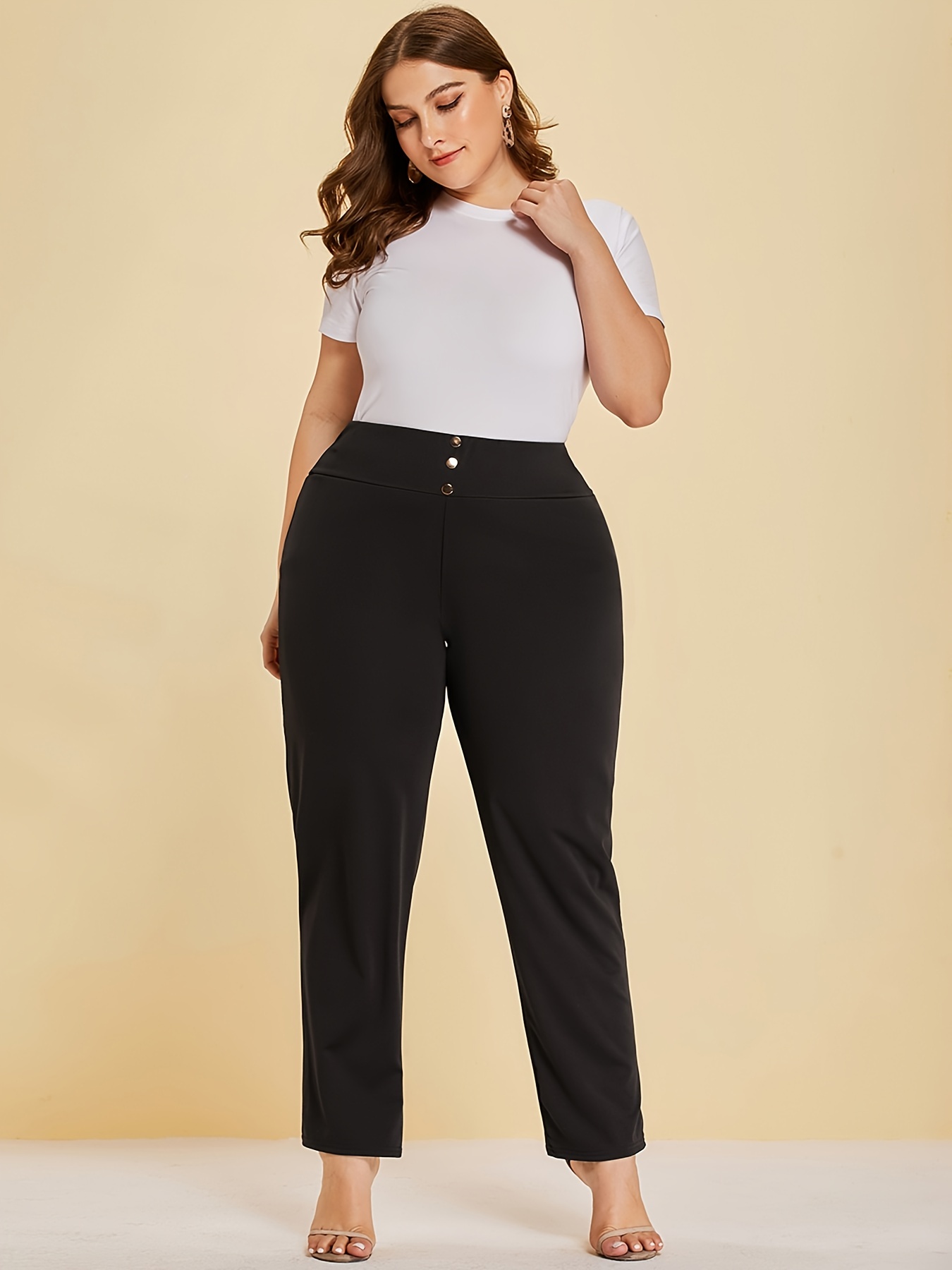 Women'S Formal Wear Pants - Autumn and winter new women's plus