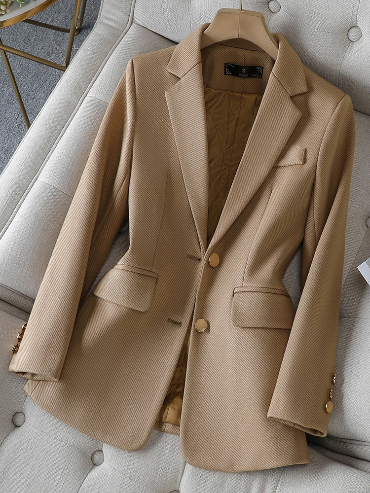 Women'S Green Formal Wear - Fashion Ladies Blazer Women Green Black