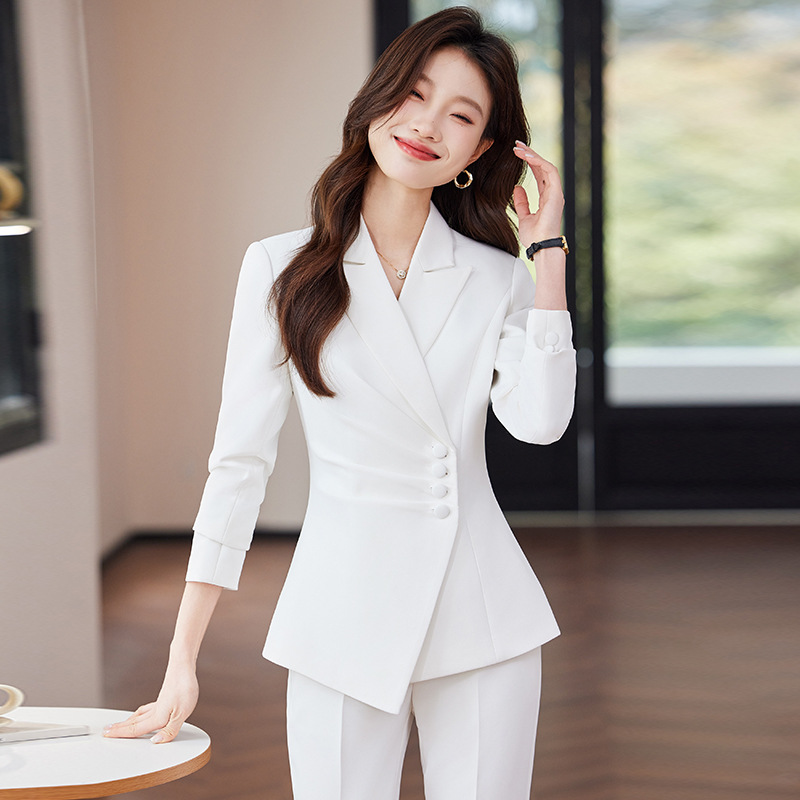 White women's business suit, p - Women Formal Wear White Shirt review and price