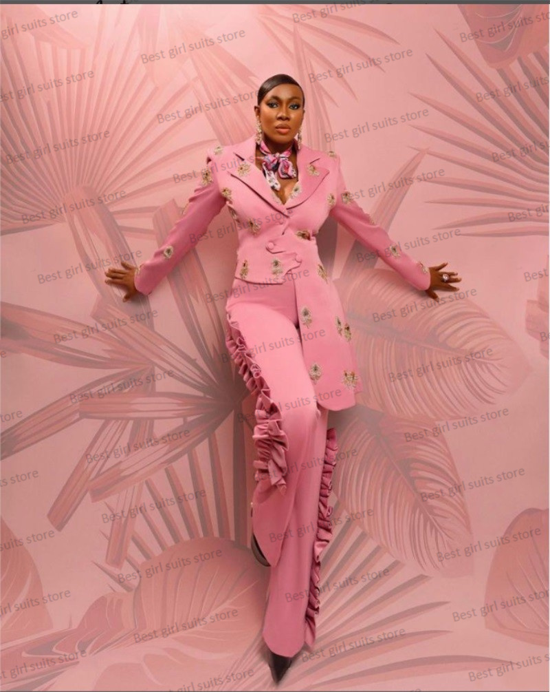 Pink Wedding Women Suit Set Bl - Women Formal Wear Coat review and price