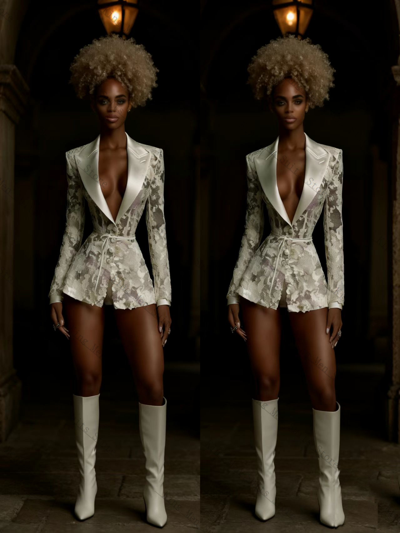 Women Suit 1 Pcs Blazer Belted - Women'S Formal Wear Wedding Guest review and price