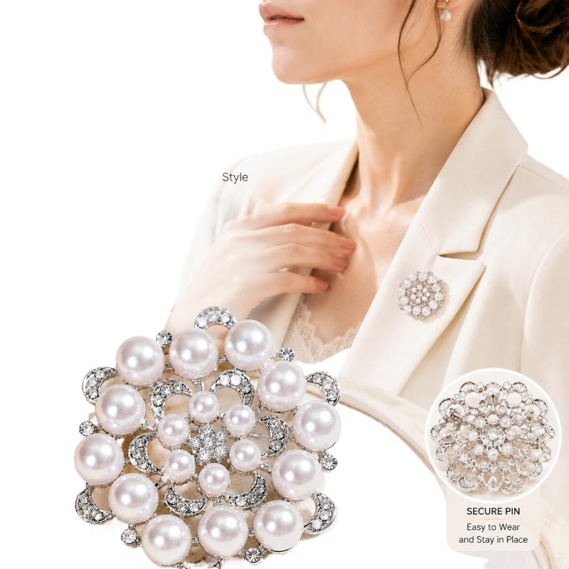 Eye-Catching Pearl Rhinestones - Formal Wear Jewelry For Women review and price
