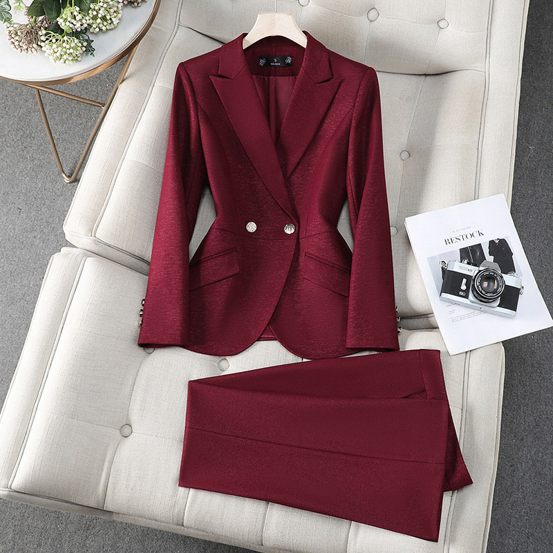 Autumn Winter Ladies Pant Suit - Formal Winter Wear Women Jacket review and price