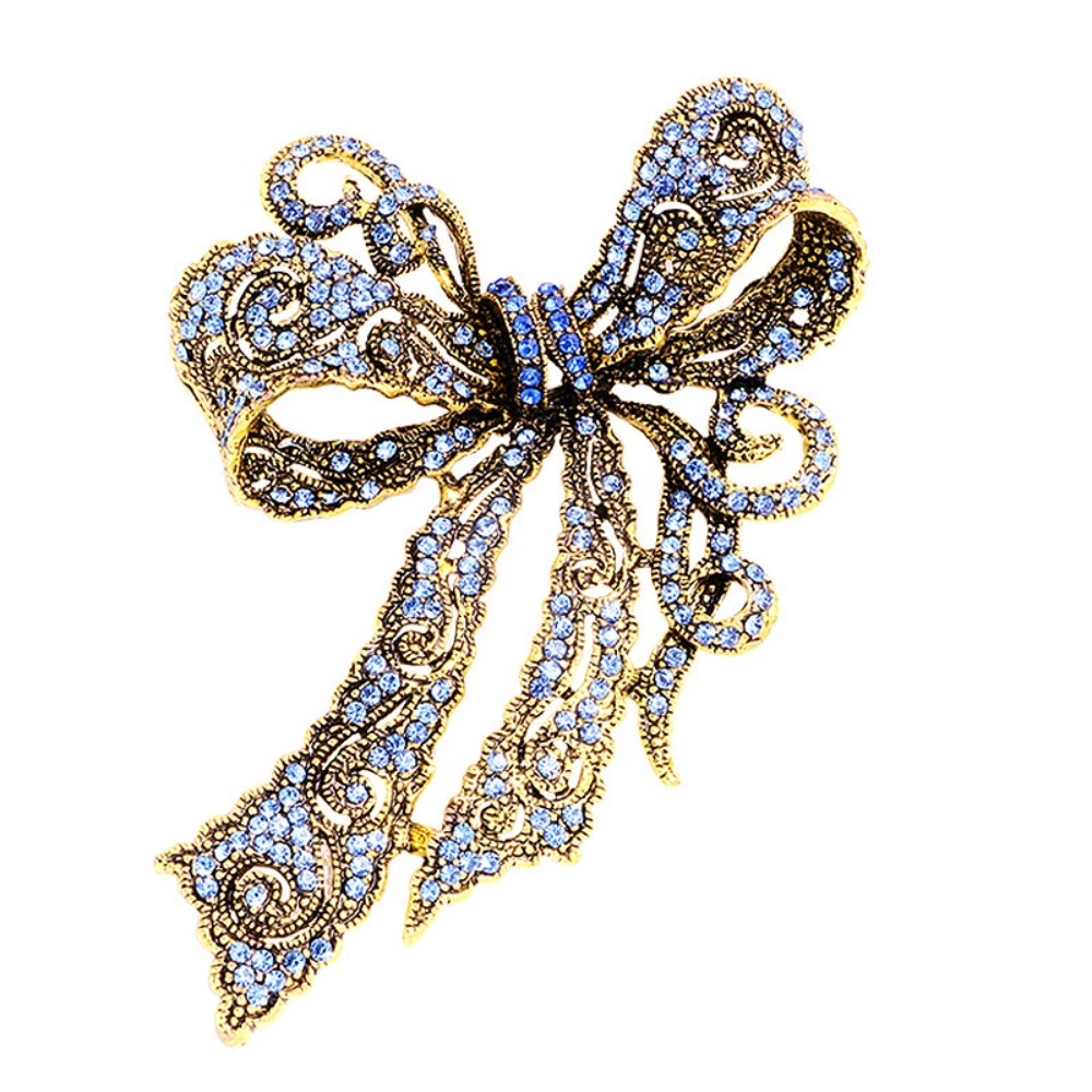 Vintage Bow-Shaped Brooch, Ele - Formal Wear Jewelry For Women review and price