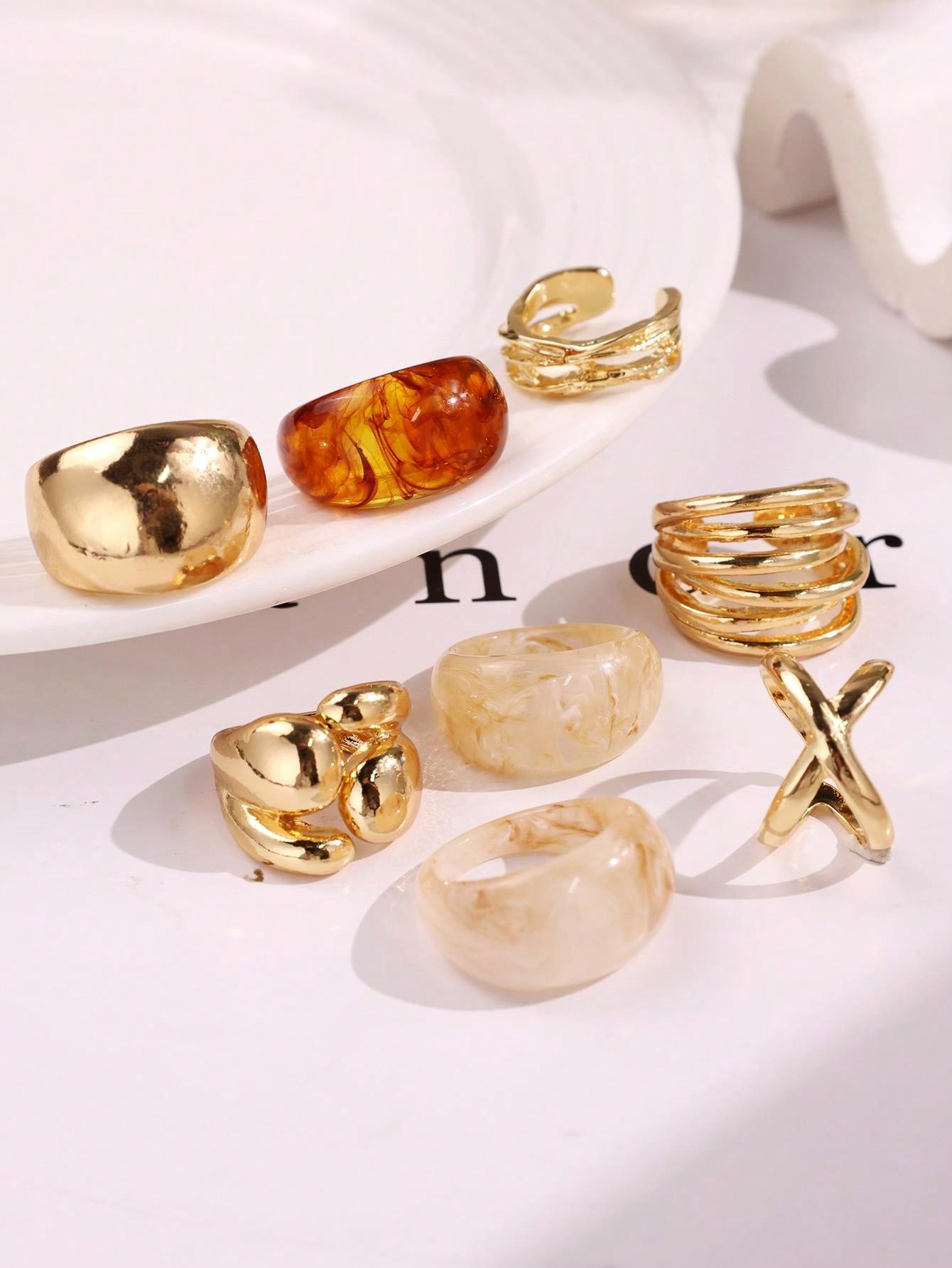 8Pcs Retro Lightly Luxurious H - Formal Wear Jewelry For Women review and price
