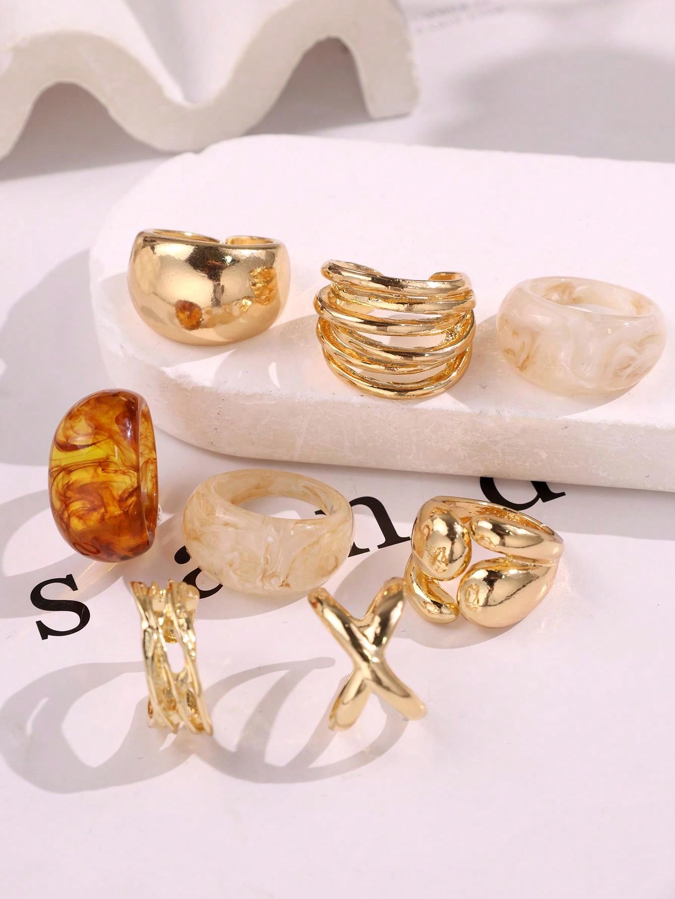 8Pcs Retro Lightly Luxurious H - Formal Wear Jewelry For Women review and price