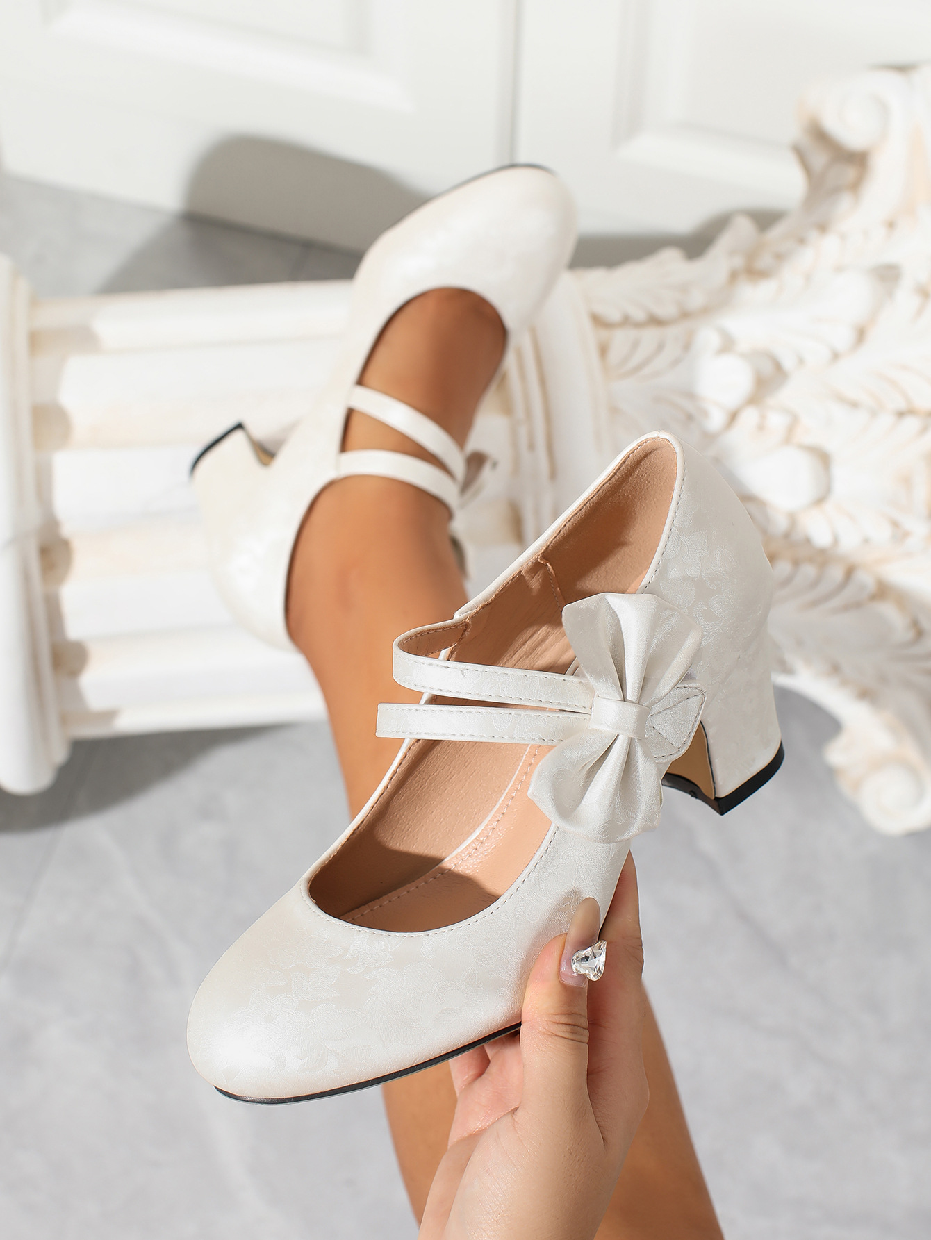 Large size women's shoes bow M - Large Women'S Formal Wear review and price