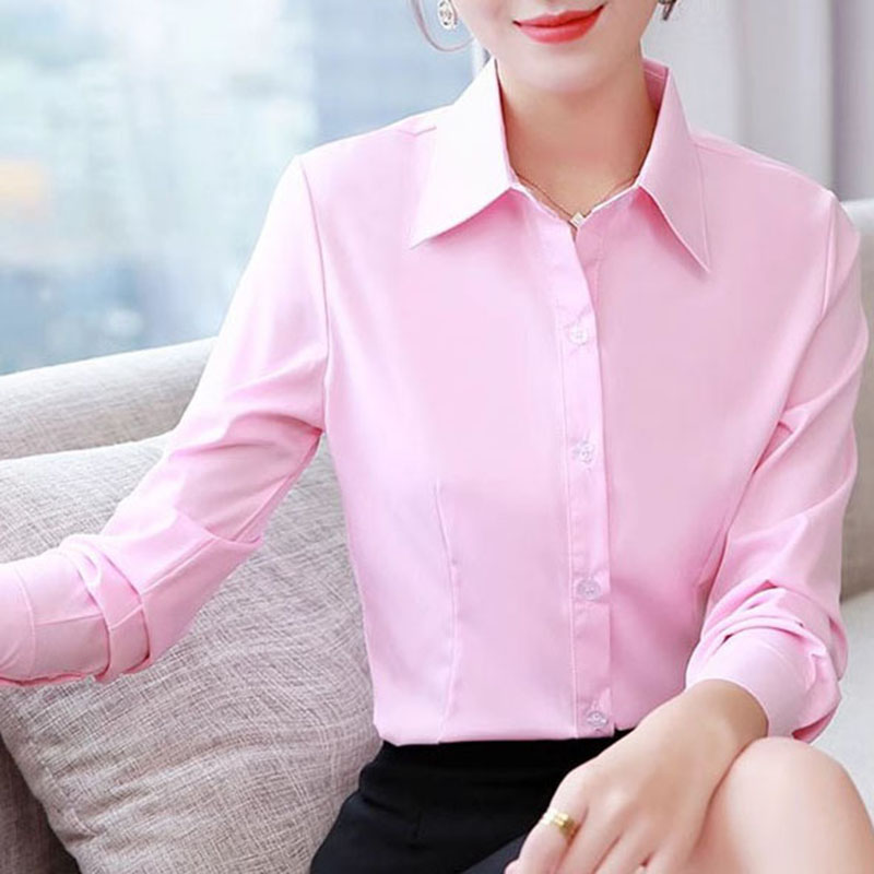 White Slim Fit Formal Office L - Women Formal Wear White Shirt review and price