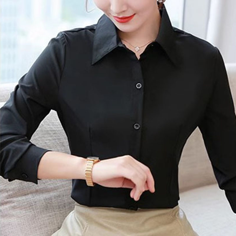 White Slim Fit Formal Office L - Women Formal Wear White Shirt review and price