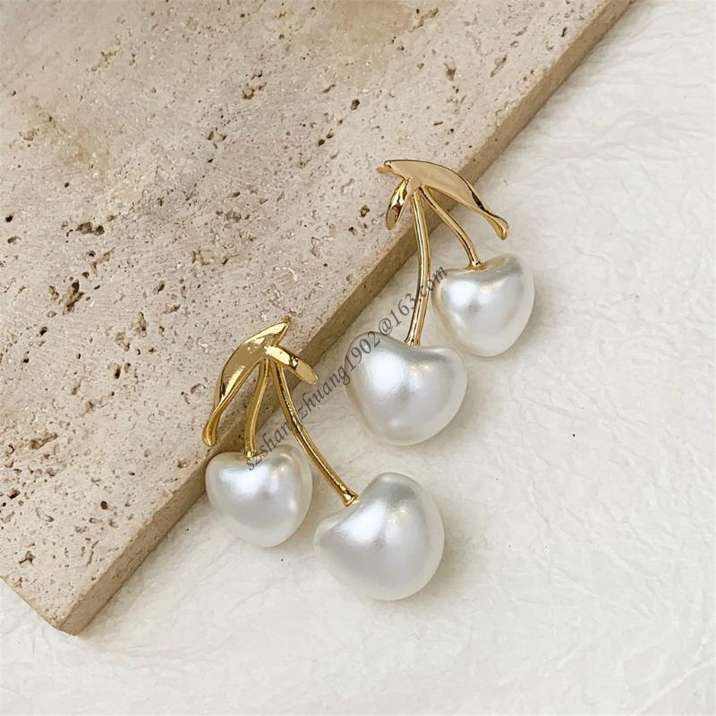 Cherries Blossom Pearls Ear Je - Formal Wear Jewelry For Women review and price