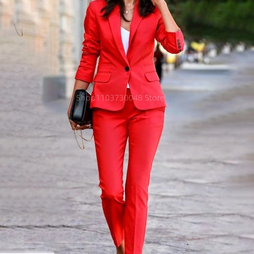 Fashion Office Ladies Blazer a - Women'S Formal Wear Pants review and price